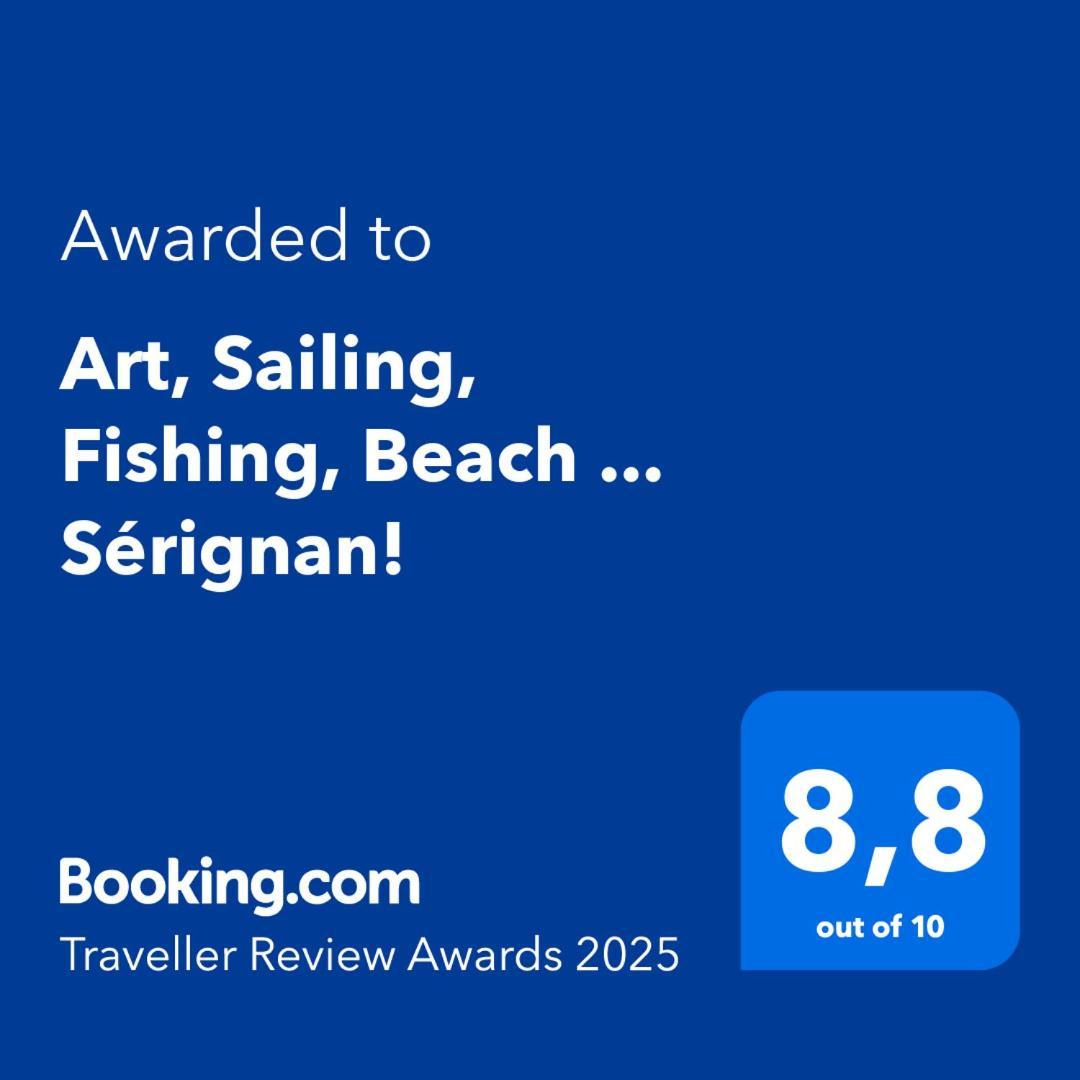 Art, Sailing, Fishing, Beach ... Serignan! Esterno foto